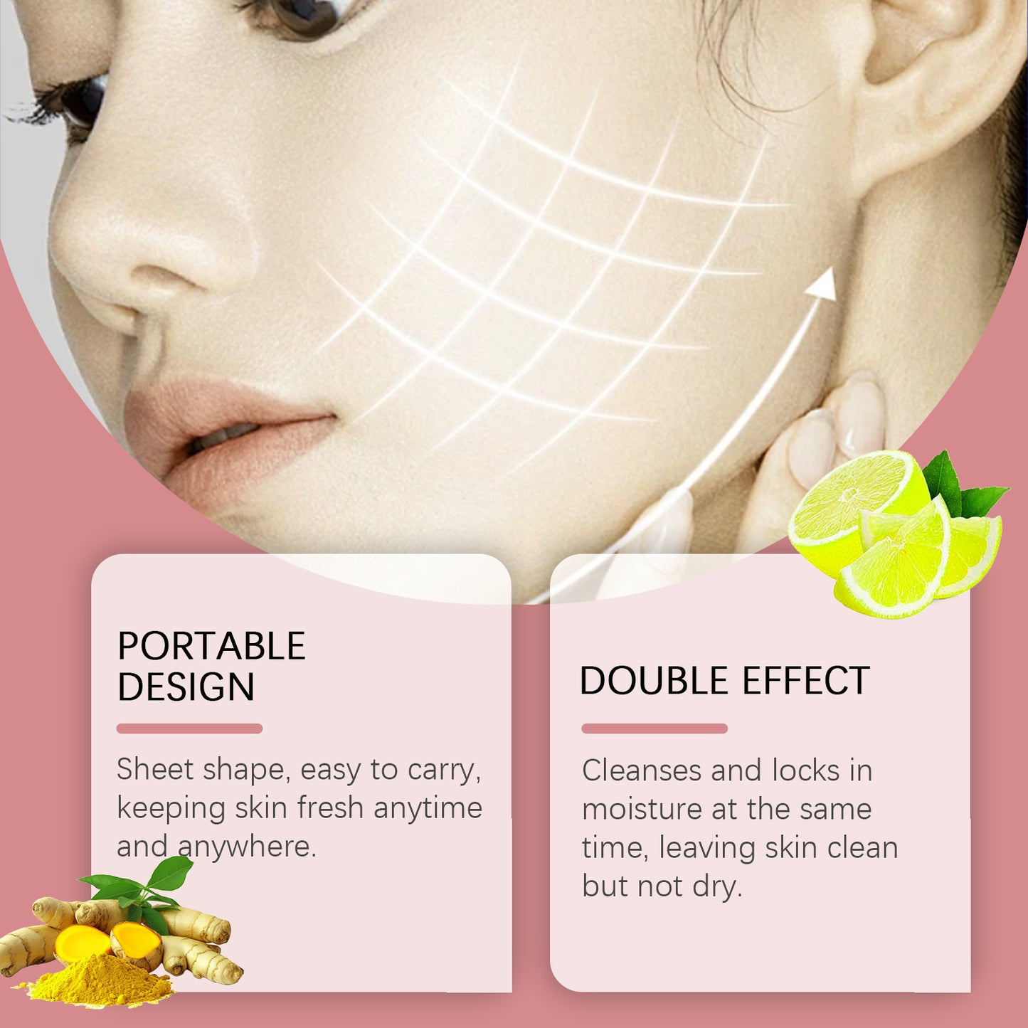 Kojic Acid Turmeric Cleansing Pads